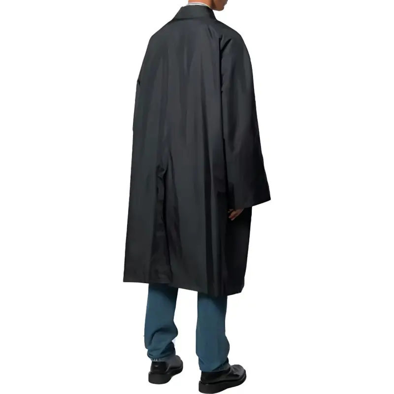 Balenciaga Trench Coat Men's Black-2