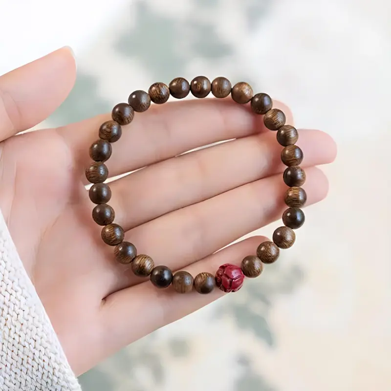 RIXIANGWAN Fragrance Agarwood Bracelets Unisex-1