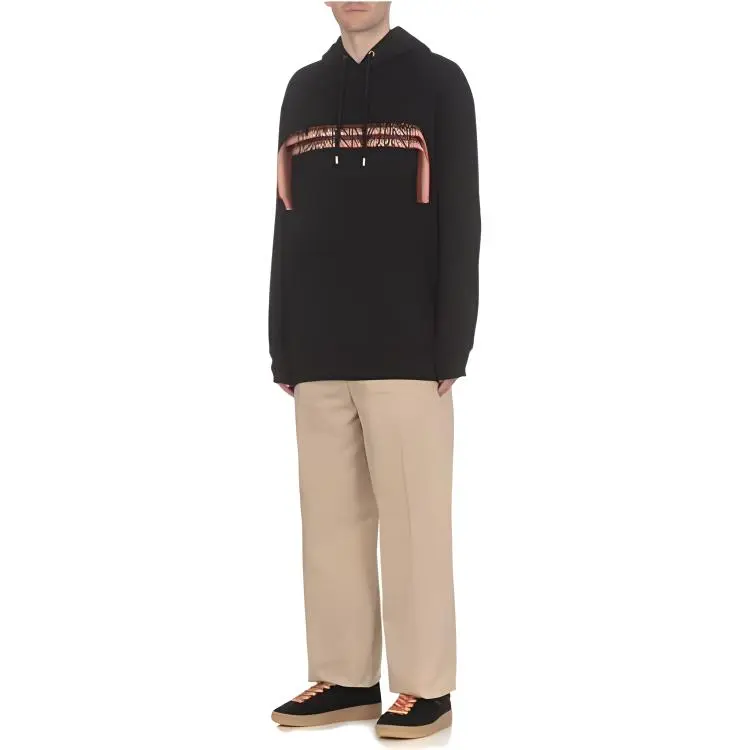 Lanvin High Waist Twisted Chino Trousers-2