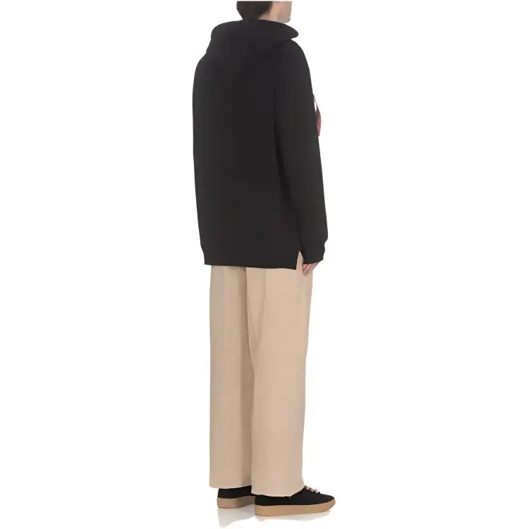 Lanvin High Waist Twisted Chino Trousers-3