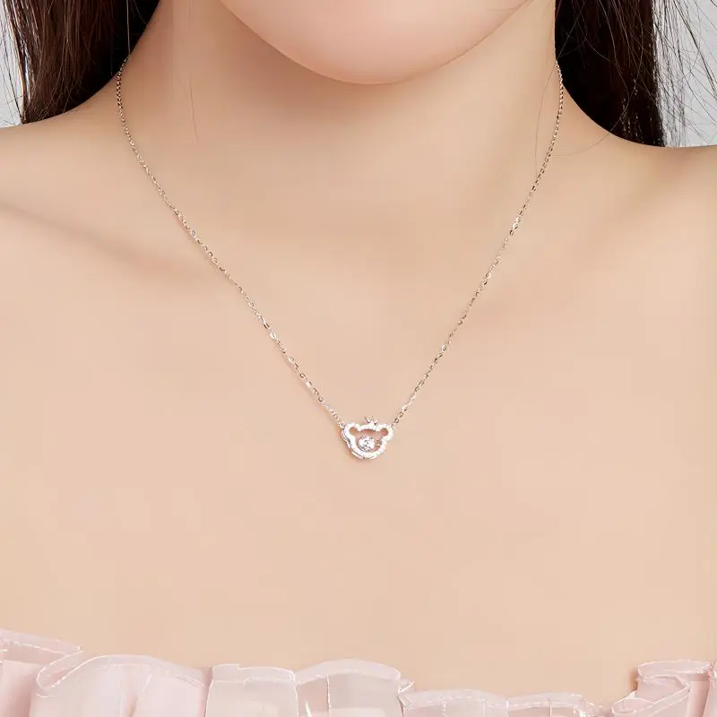 KEMLAIDA 925 Sterling Silver Necklaces Women's-1