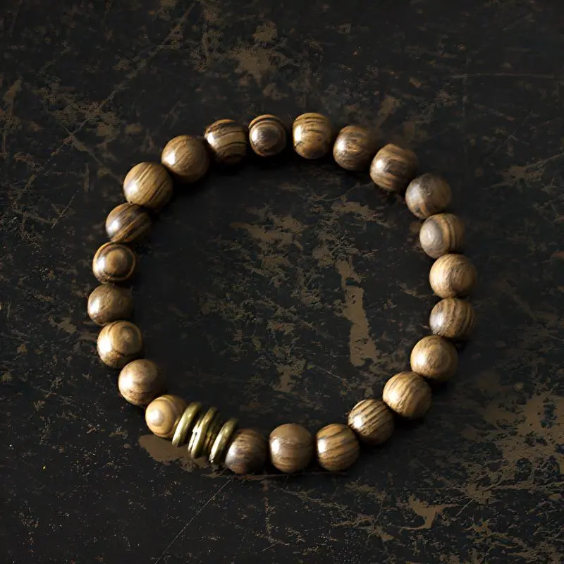 MUXIANG Sandalwood Bracelets Unisex-1