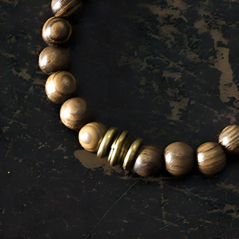 MUXIANG Sandalwood Bracelets Unisex-3