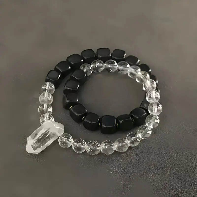 MUXIANG Crystal Jade Bracelets Unisex-3