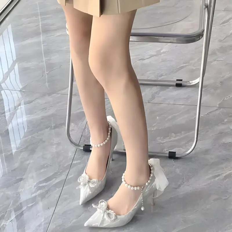 Dawei's House Slim Heel High Heels Women's-4