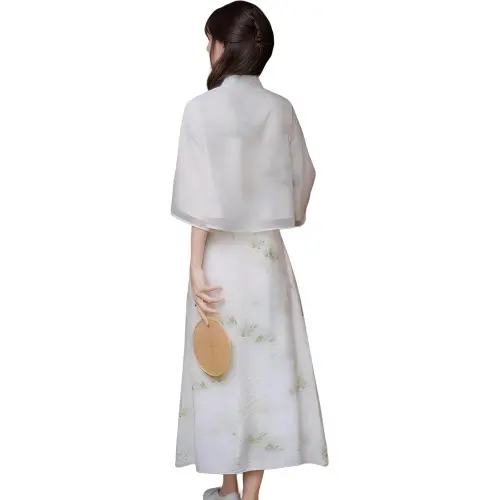ZCDECO Skirt Set Women's Light Green