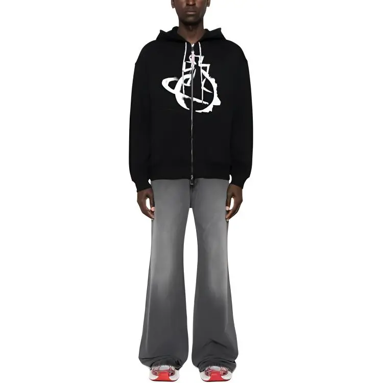Vivienne Westwood Orb Printed Zipped Hoodie-3