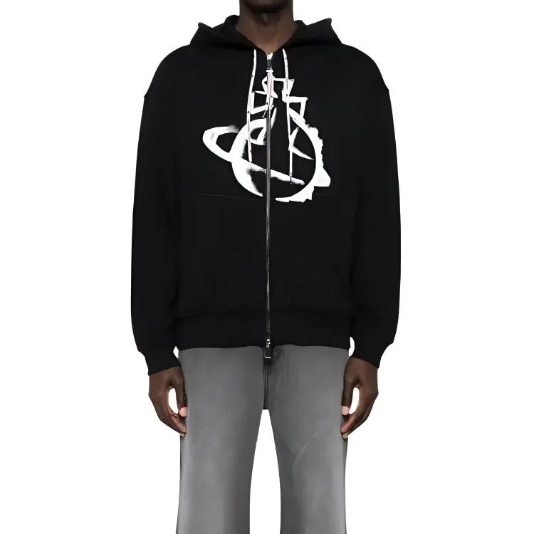 Vivienne Westwood Orb Printed Zipped Hoodie-2