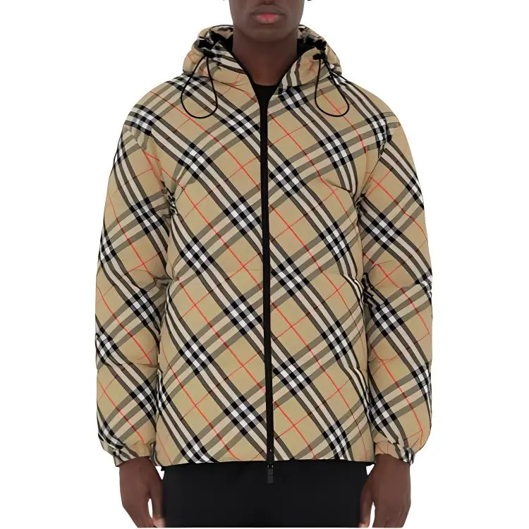 Burberry Reversible Check Nylon Puffer Jacket-3