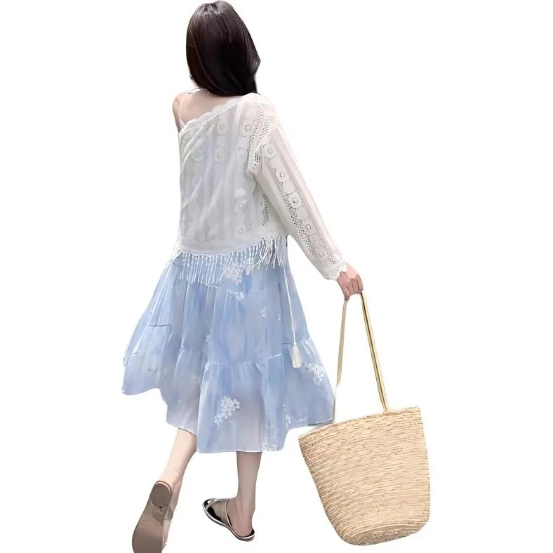 PZHK Two Piece Skirt Sets Women's-1