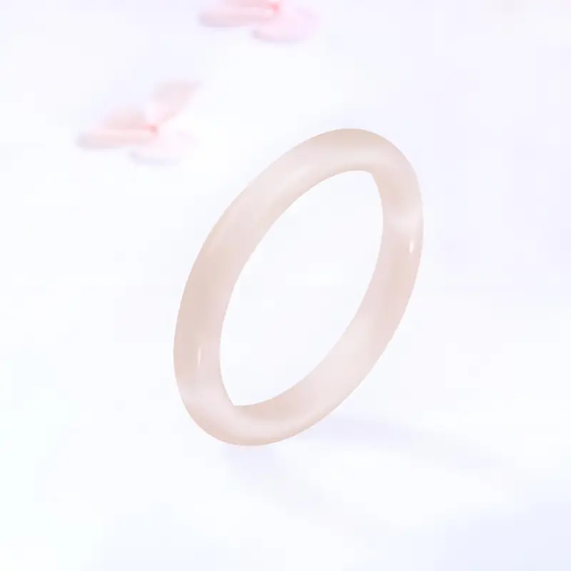 Master Kim Glass Cat Eye Jade Bangles Women's-4