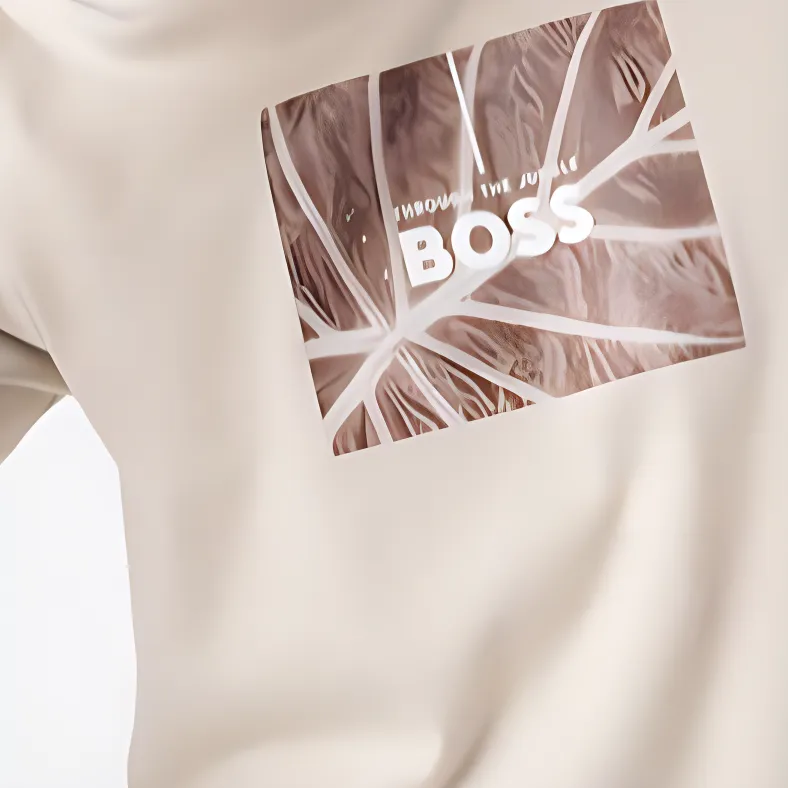 HUGO BOSS Logo print T shirt-3