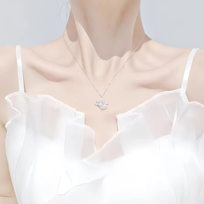 KEMLAIDA 925 Sterling Silver Necklaces Women's-2