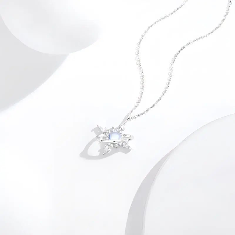 KEMLAIDA 925 Sterling Silver Necklaces Women's-4