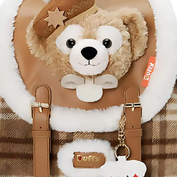 Disney 2024 Winter Duffy Collection Duffy Backpack With Large Capacity Doll Products-4