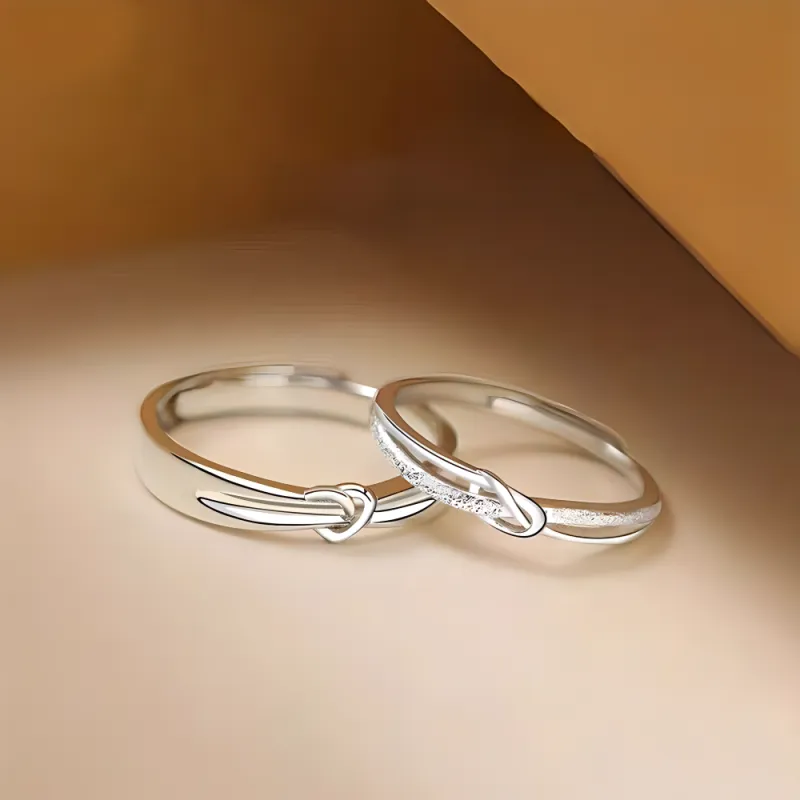 7℃ 999 Fine Silver Rings Unisex-5