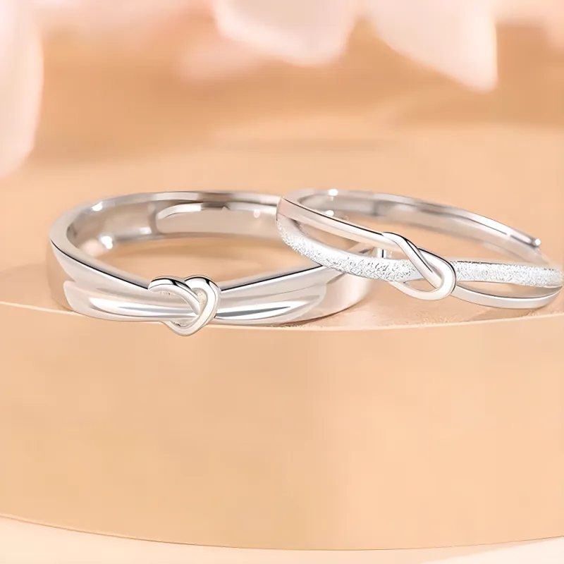 7℃ 999 Fine Silver Rings Unisex-3