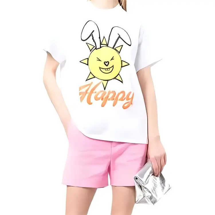 NATASHA ZINKO Graphic print Short sleeved T shirt-2