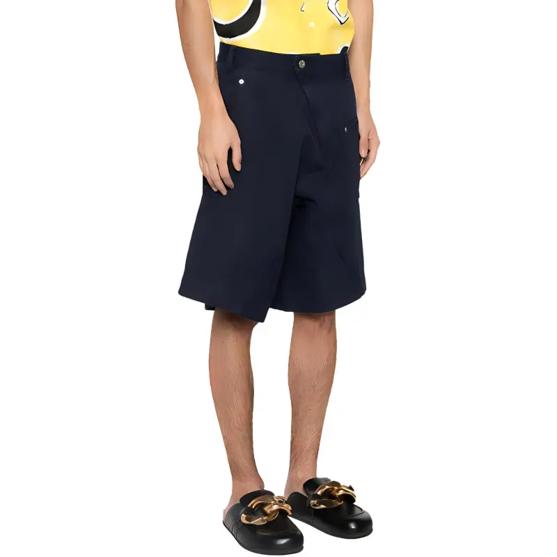 JW Anderson Knee Length Twisted Bermuda Shorts-1