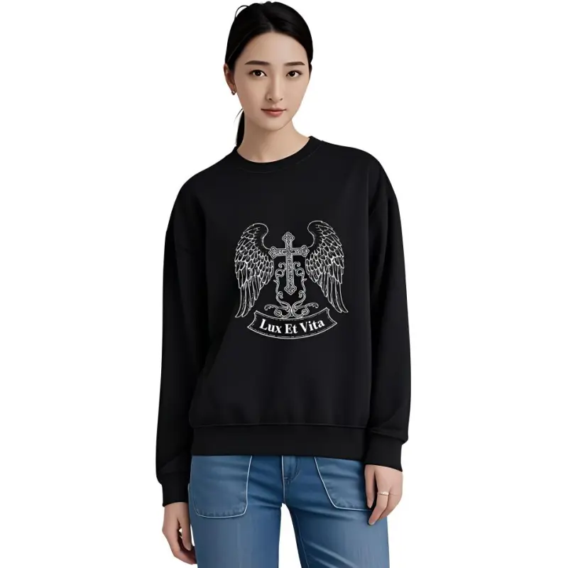 LUX ET VITA Sweatshirts Unisex-14