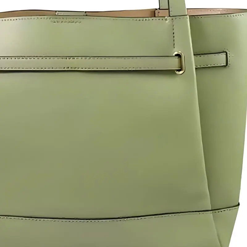 MICHAEL KORS Cow Leather Tote Bag Shopping Bag Women's Light Sage-3