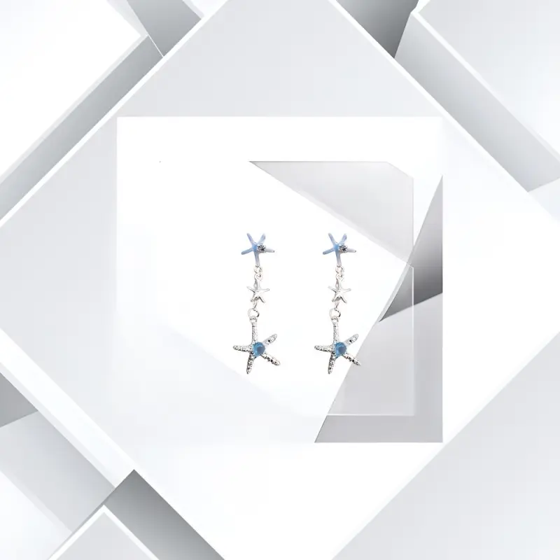 Universe Search Alloy Earrings Women's-3