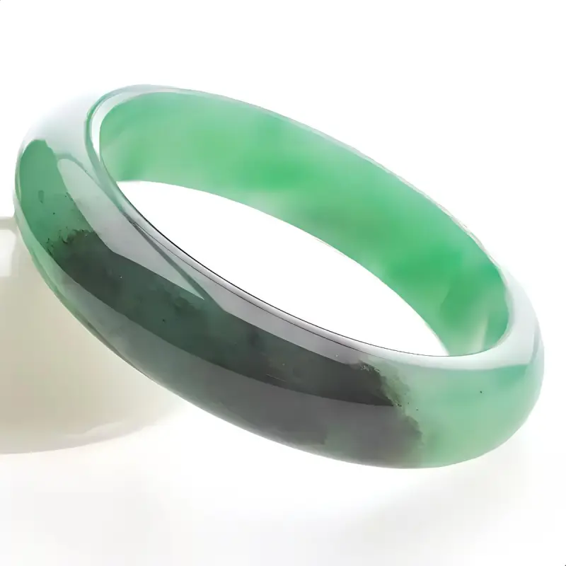 RIXIANGWAN African Emerald Bangles Women's-2