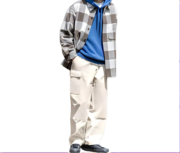 UNIQLO Cargo Pants Men Ivory-3