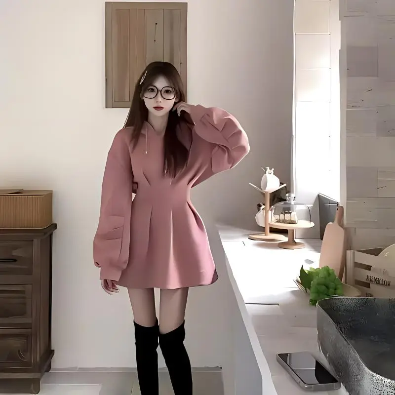 Dippanis Long Sleeved Dress Women's-6