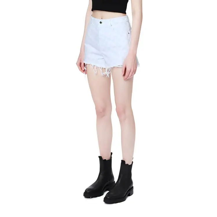 Alexander Wang Denim Shorts Women's Blue-3