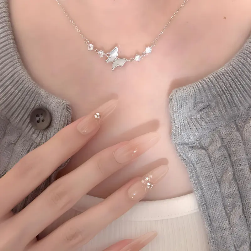 KEMLAIDA 925 Sterling Silver Necklaces Women's-4