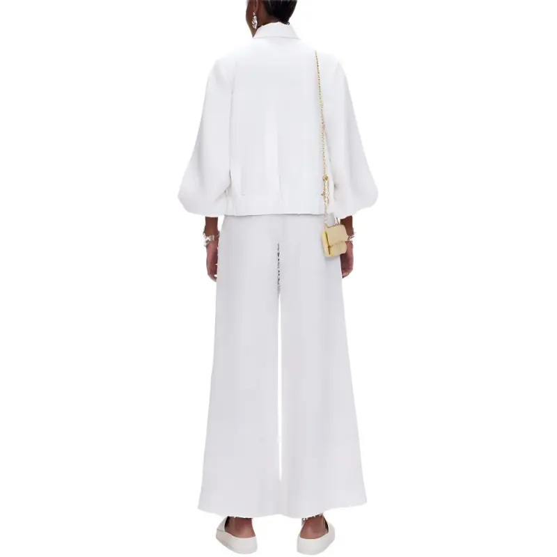 CHANEL Casual Pants Women's White-1
