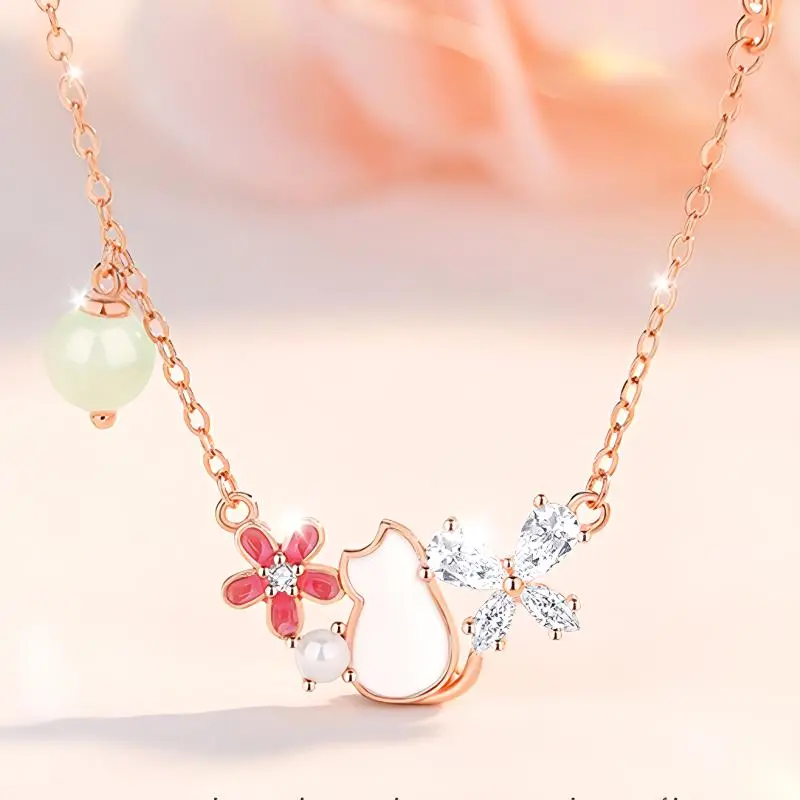 KEMLAIDA S925 Silver Necklaces Women's-2