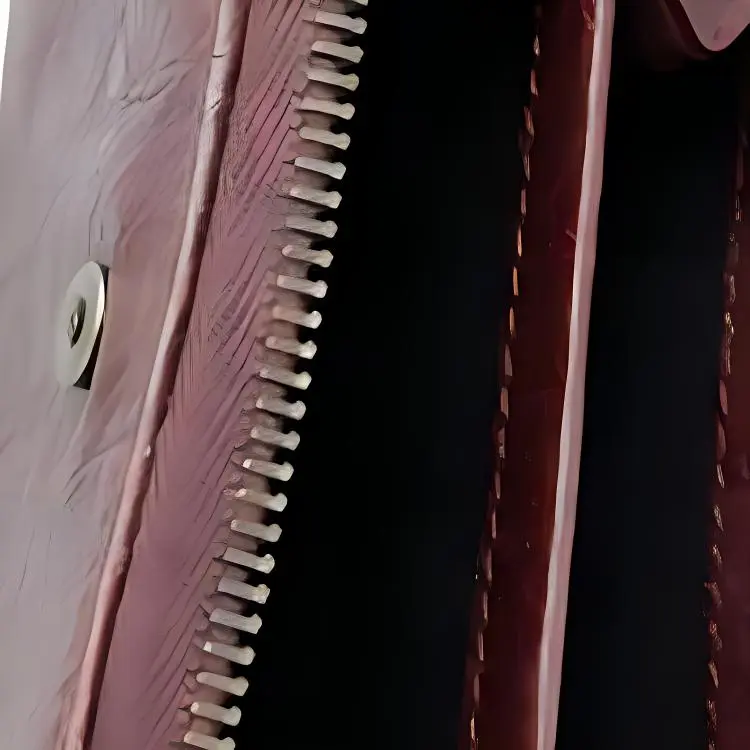Balenciaga Vintage Leather Wallet Women's Burgundy-2