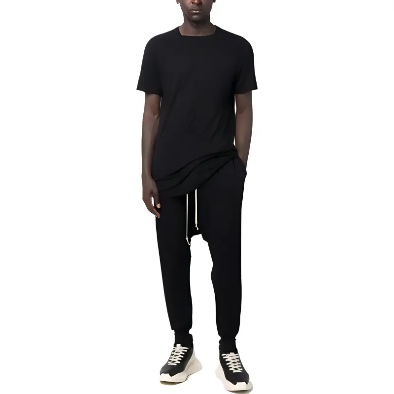 Rick Owens DRKSHDW Drop crotch Drawstring Track Pants-2