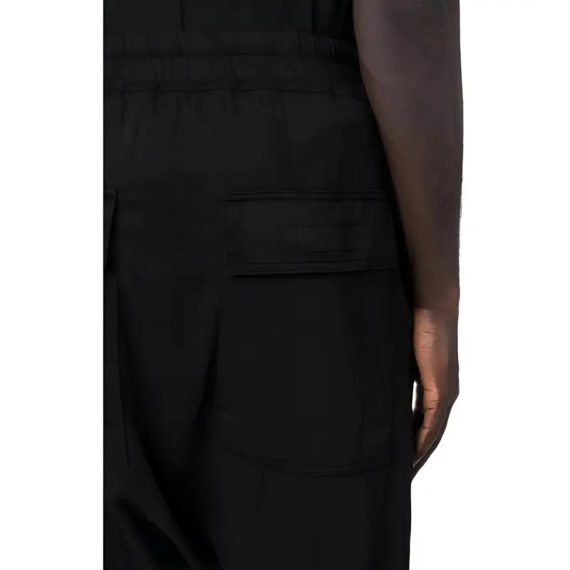 Rick Owens DRKSHDW Drop crotch Drawstring Track Pants-4