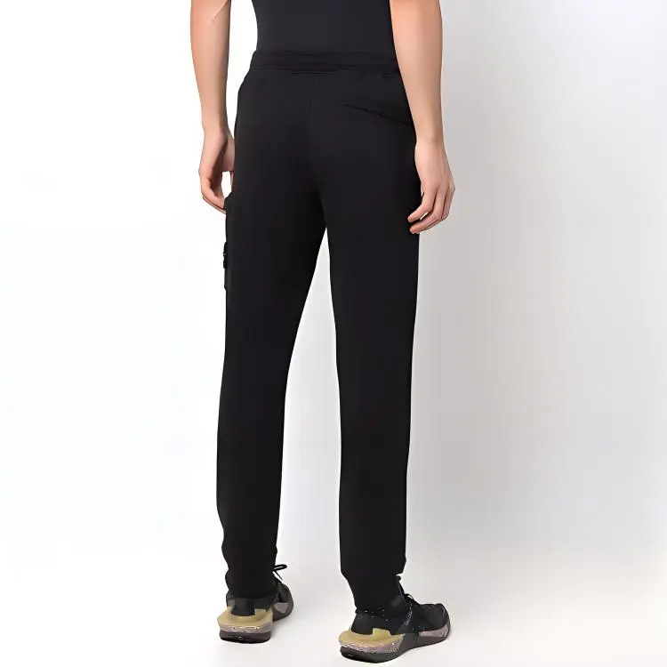 STONE ISLAND Knitted Sports Pants Men's Black-1