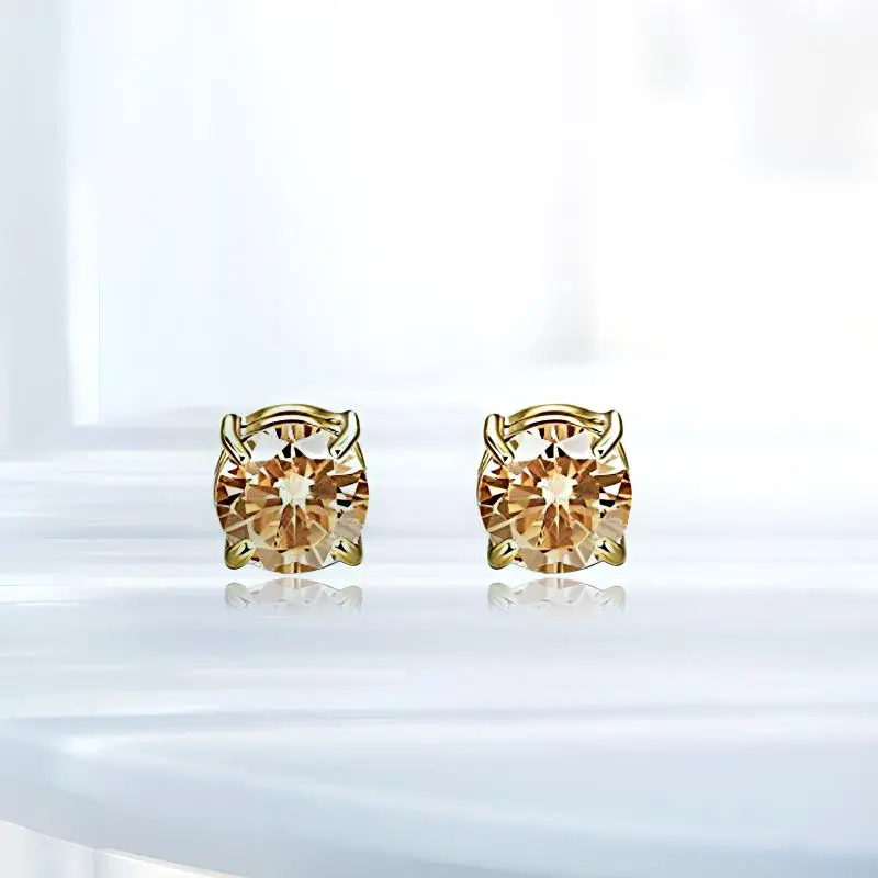AEMC Titanium Steel Zircon Clip On Earrings Unisex-7