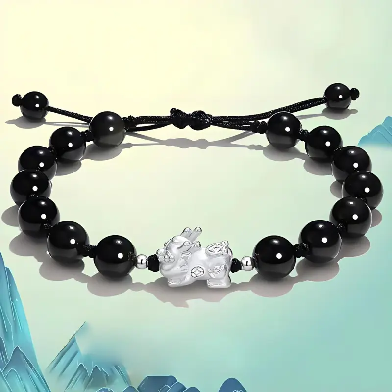 HELA DE HAI Glass Cat Eye Bracelets Unisex-5