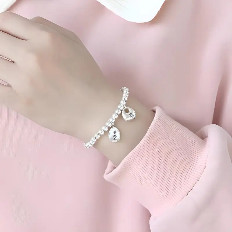 UZIID S999 Silver Pure Silver Bracelets Women's-4