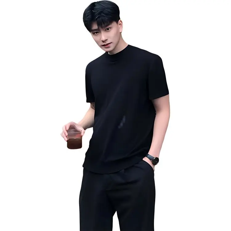 TESTUNG Minimalist Style Basic T Shirt Unisex-2