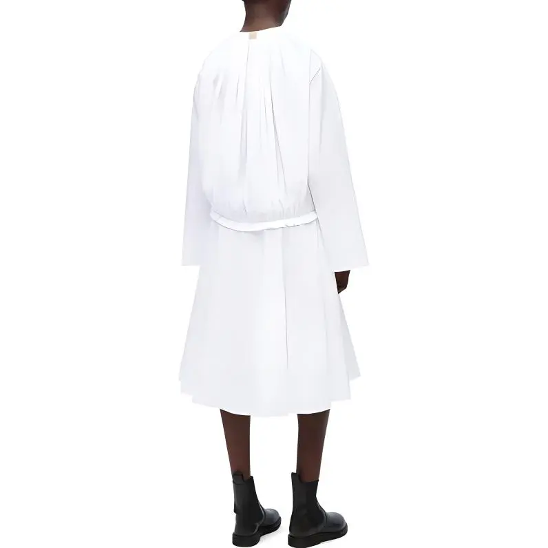 LOEWE SS24 Long Sleeved Dress Women's White-2