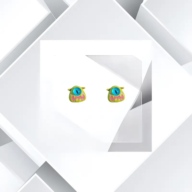 Universe Search S925 Silver Stud Earrings Women's-2