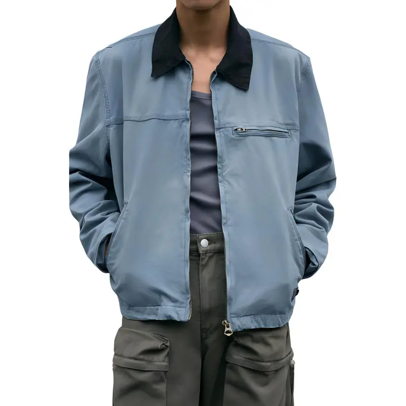ZARA Jackets Coats Men's Blue/Black-2