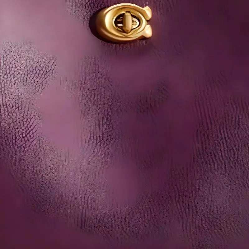 COACH Willow Pebbled Leather Crossbody Handbag, Shoulder Bag Large Size Women's Purple-4