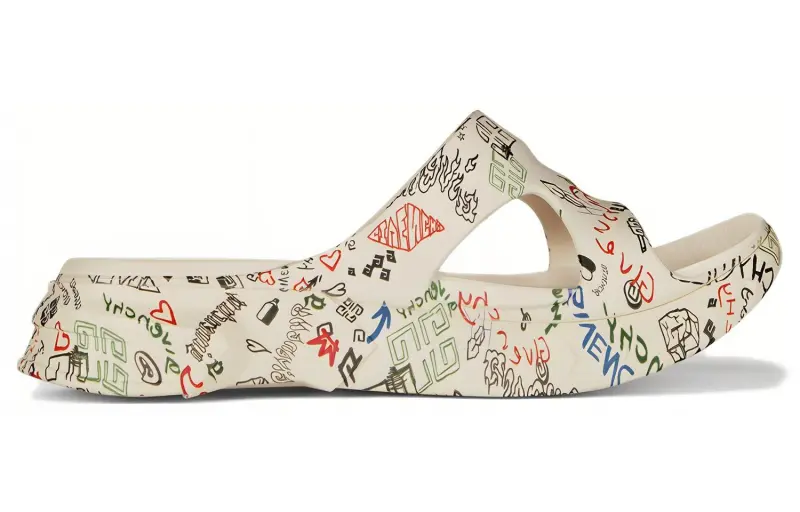 GIVENCHY Marshmallow Slip-Resistant Fashion Slippers Men's Multicolor-1