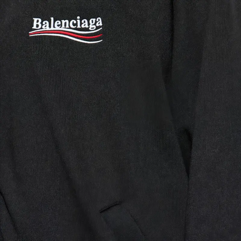 Balenciaga Logo Printed Zip Up Jacket-4