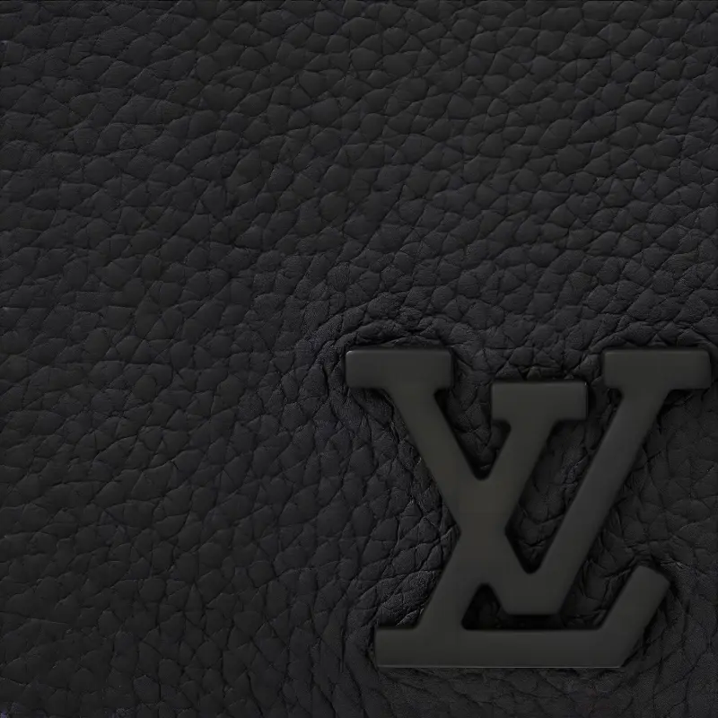 LOUIS VUITTON Aerogram Pocket Organizer Black-4