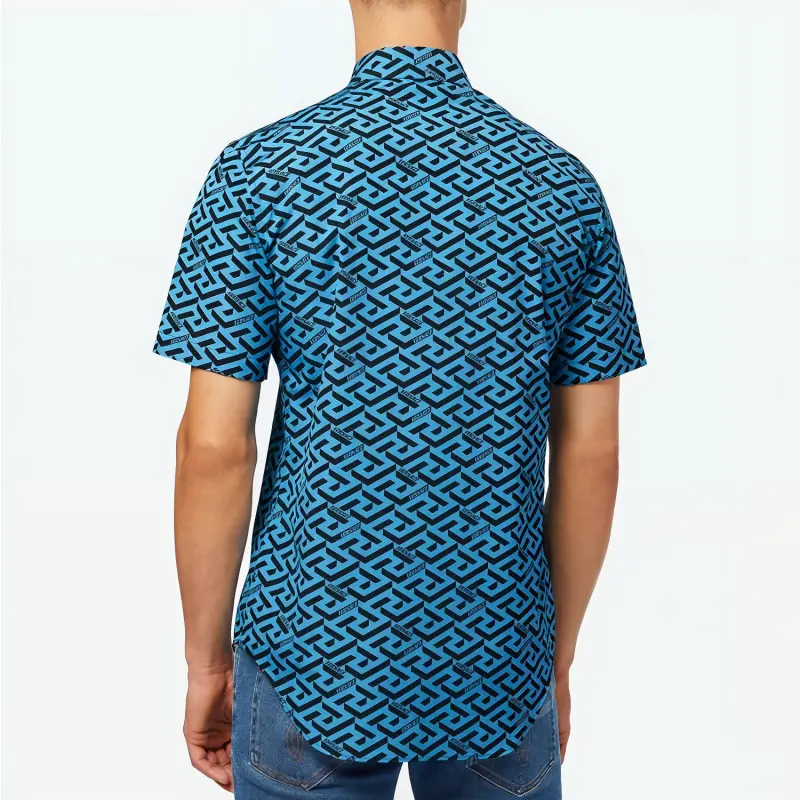 VERSACE VERSACE Shirt Men's Blue-3