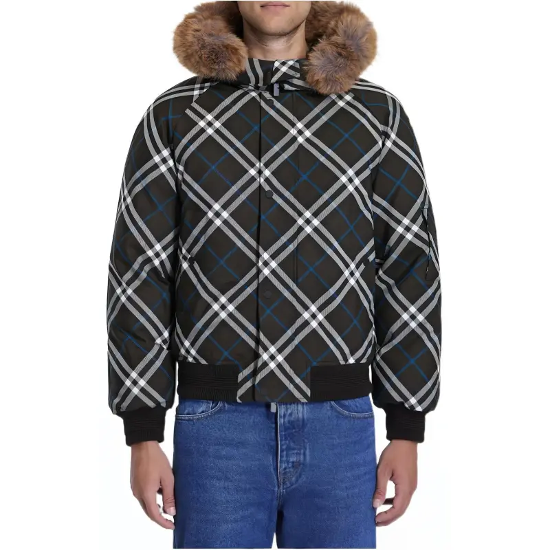 Burberry Checked Padded Jacket-1